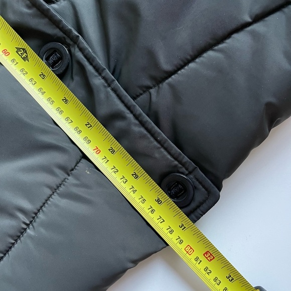 Diesel Puffer Jacket Women's 14 blackLong Sleeve Hooded Full Zip/Snap  Pockets - Picture 5 of 7